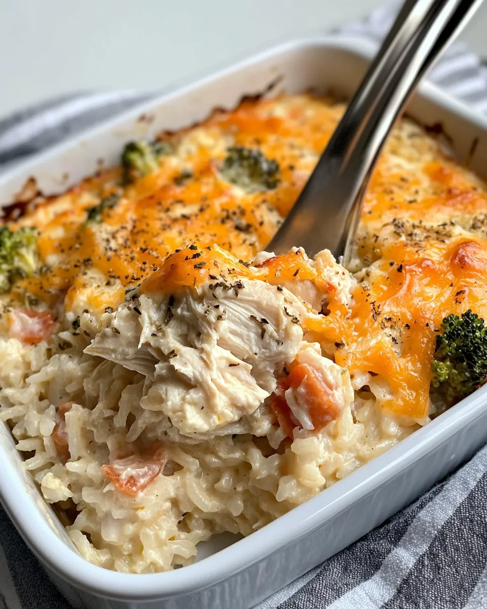 Homemade Comfort Chicken and Rice Casserole photo