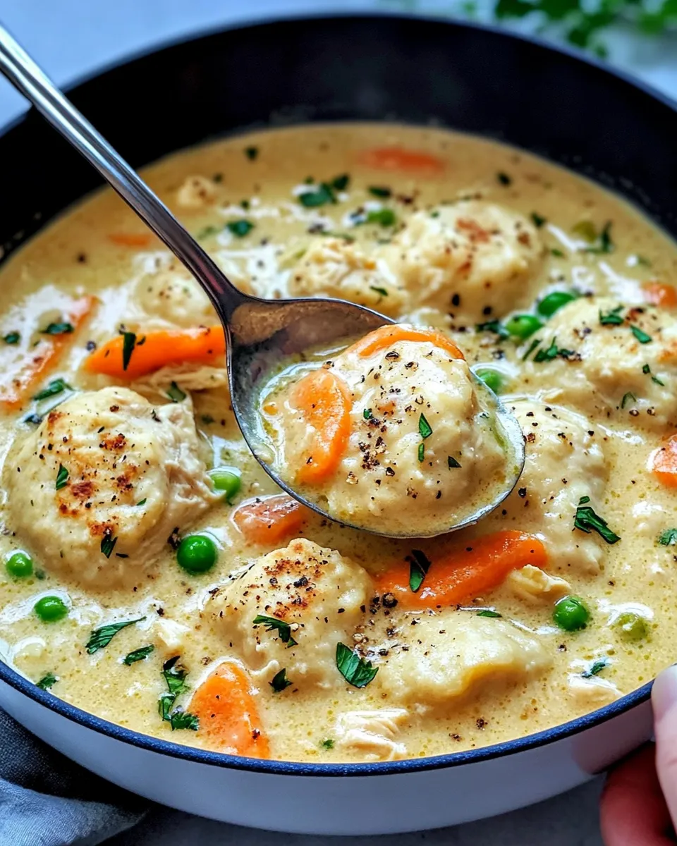 Easy Cozy Chicken and Dumplings recipe photo