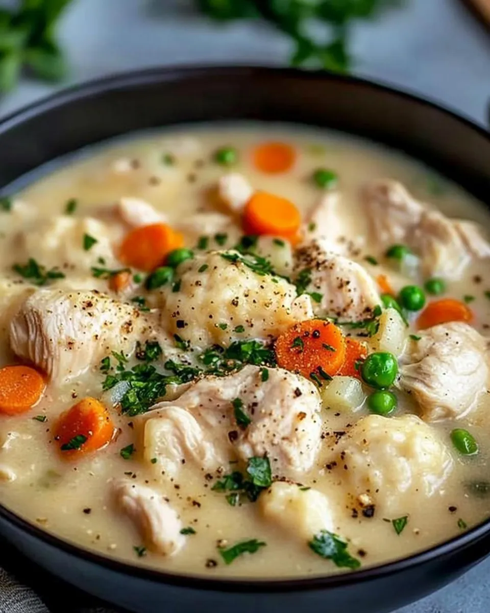 Delicious Cozy Chicken and Dumplings dish photo