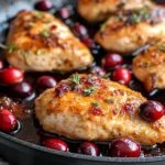 Homemade Cranberry Orange Glazed Chicken photo