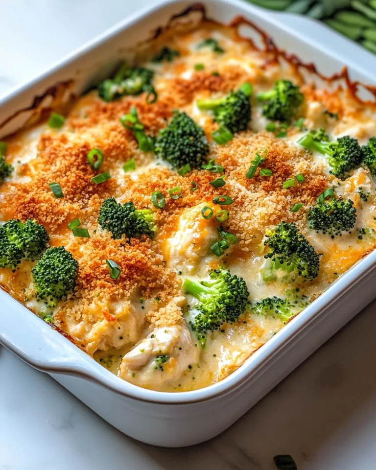 Homemade Creamy Broccoli Chicken Casserole recipe photo