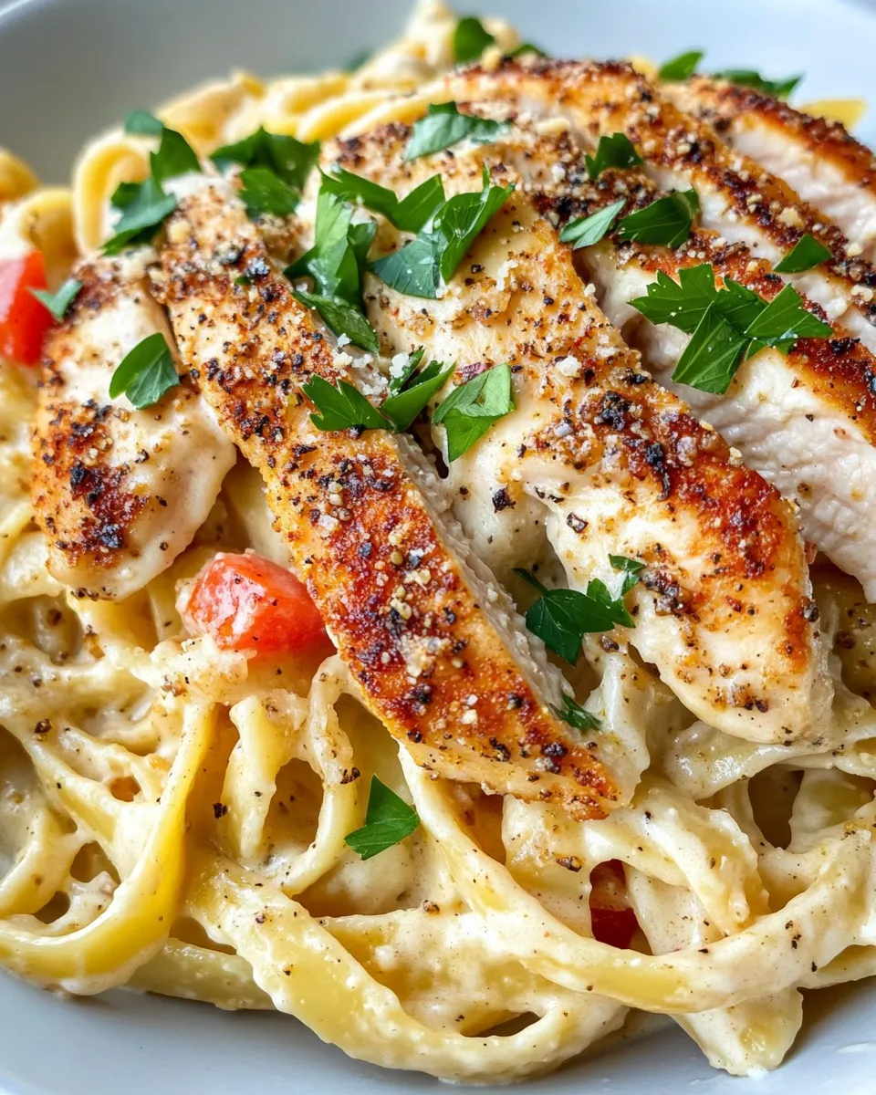 Delicious Creamy Cajun Chicken Pasta plate image