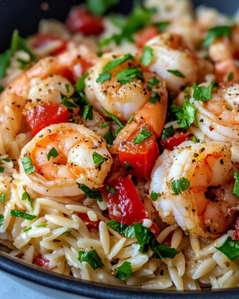 Homemade Creamy Cajun Shrimp Orzo recipe photo