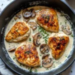 Homemade Creamy Mushroom Thyme Chicken photo