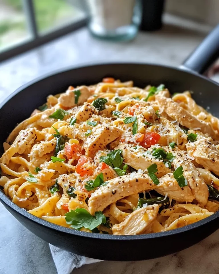 Homemade Creamy Poblano Chicken Pasta recipe photo