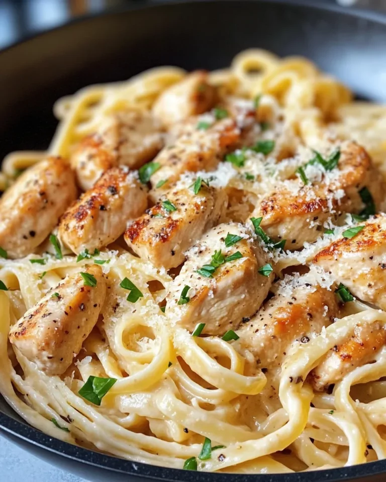 Homemade Creamy Pumpkin Alfredo Chicken Pasta recipe photo