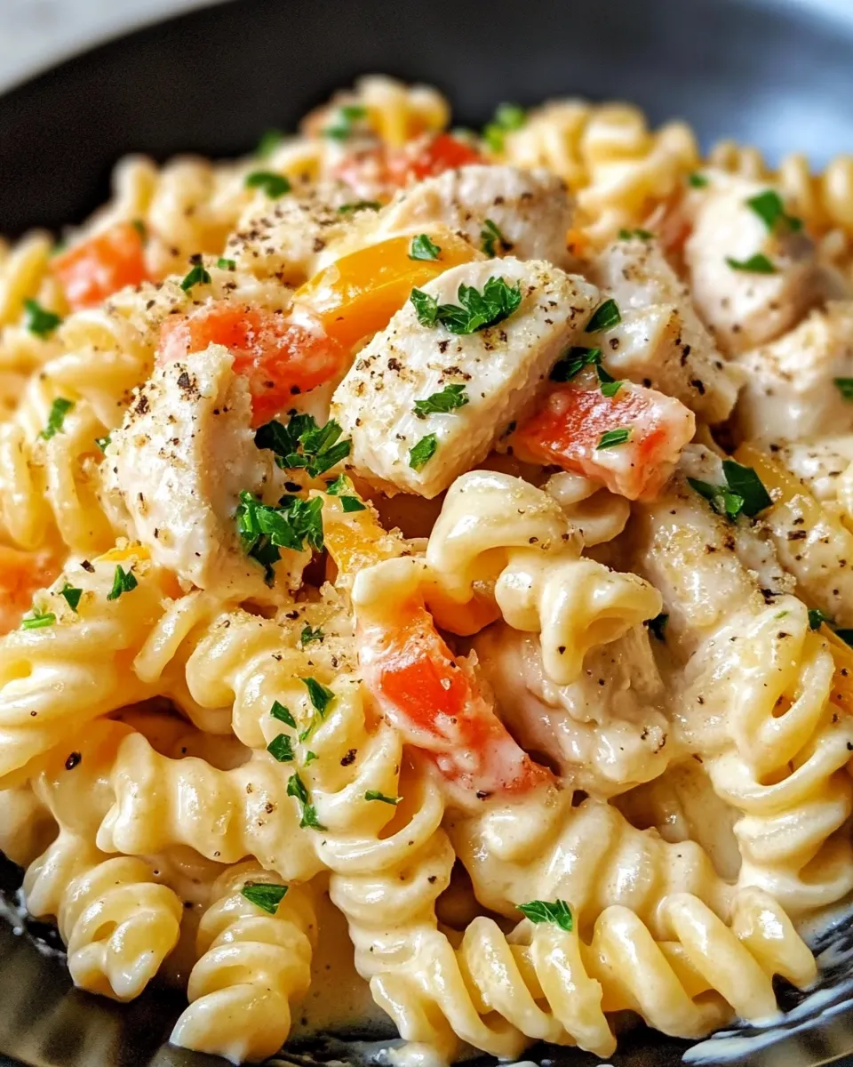 Delicious Creamy Ranch Chicken Rotini plate image