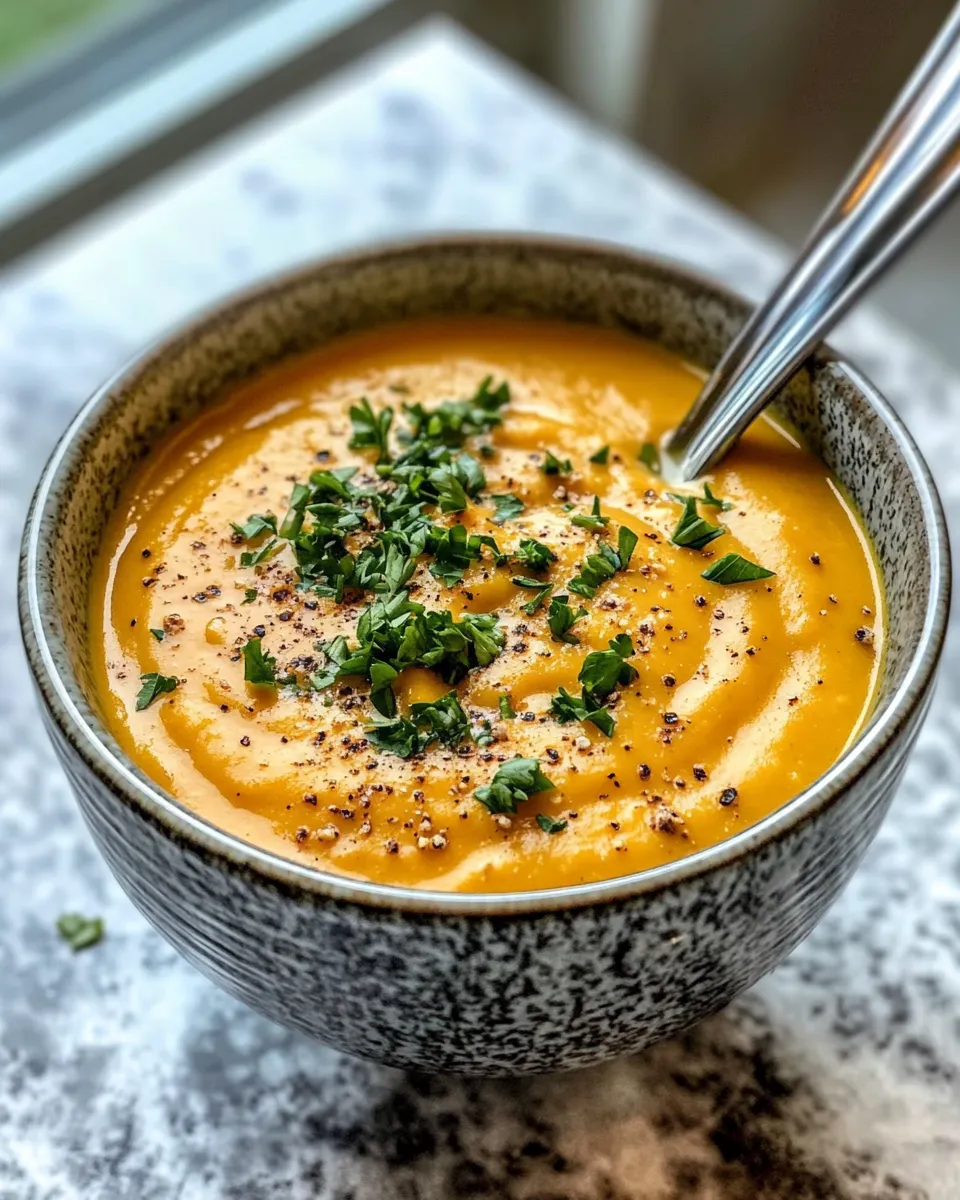 Homemade Creamy Roasted Pumpkin Soup recipe photo