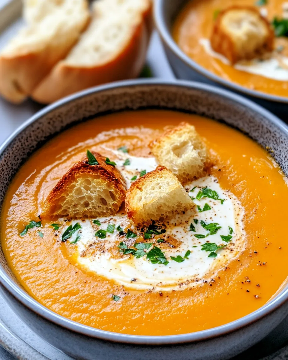 Classic Creamy Roasted Pumpkin Soup dish photo