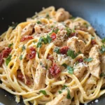 Homemade Creamy Sun-Dried Tomato Chicken Pasta recipe photo