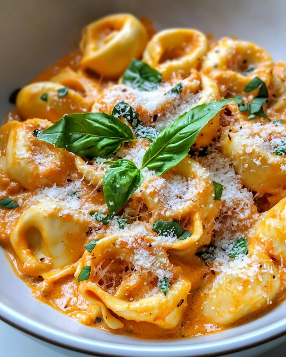Classic Creamy Tomato Basil Tortellini image