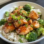 Homemade Crispy Honey Soy Chicken Bowls photo