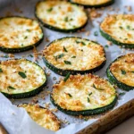 Homemade Crispy Parmesan Crusted Zucchini Chips photo