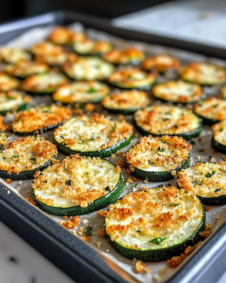 Classic Crispy Parmesan Crusted Zucchini Chips image