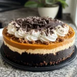 Homemade Dark Chocolate Pumpkin Cheesecake recipe photo