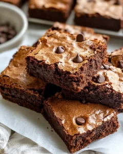 Homemade Double Chocolate Zucchini Brownies photo