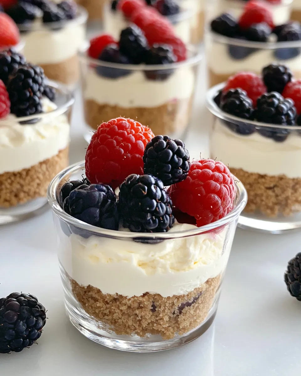 Delicious Easy No-Bake Cheesecake Cups recipe photo