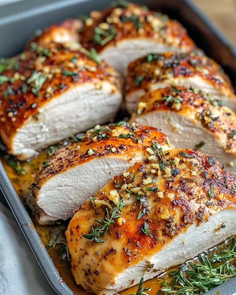 Homemade Garlic Herb Roasted Turkey Breast photo
