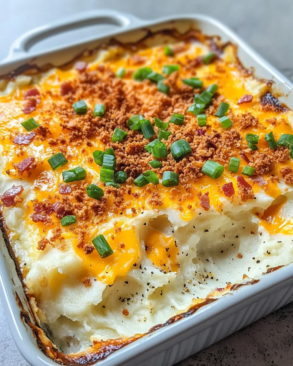 Classic Holiday Mashed Potato Casserole image