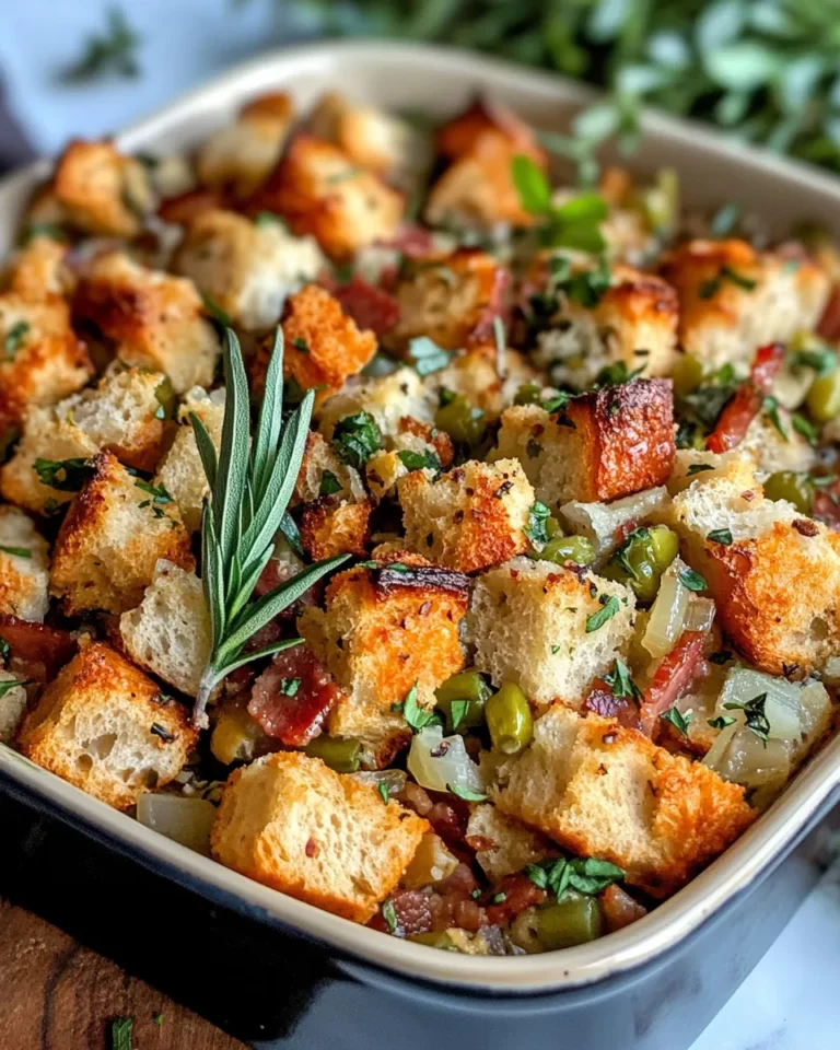Homemade Holiday Stuffing with Herbs recipe photo