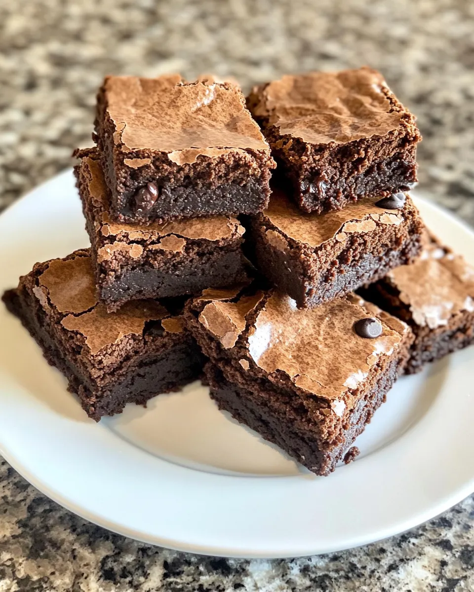 Easy Hot Chocolate Brownies recipe photo