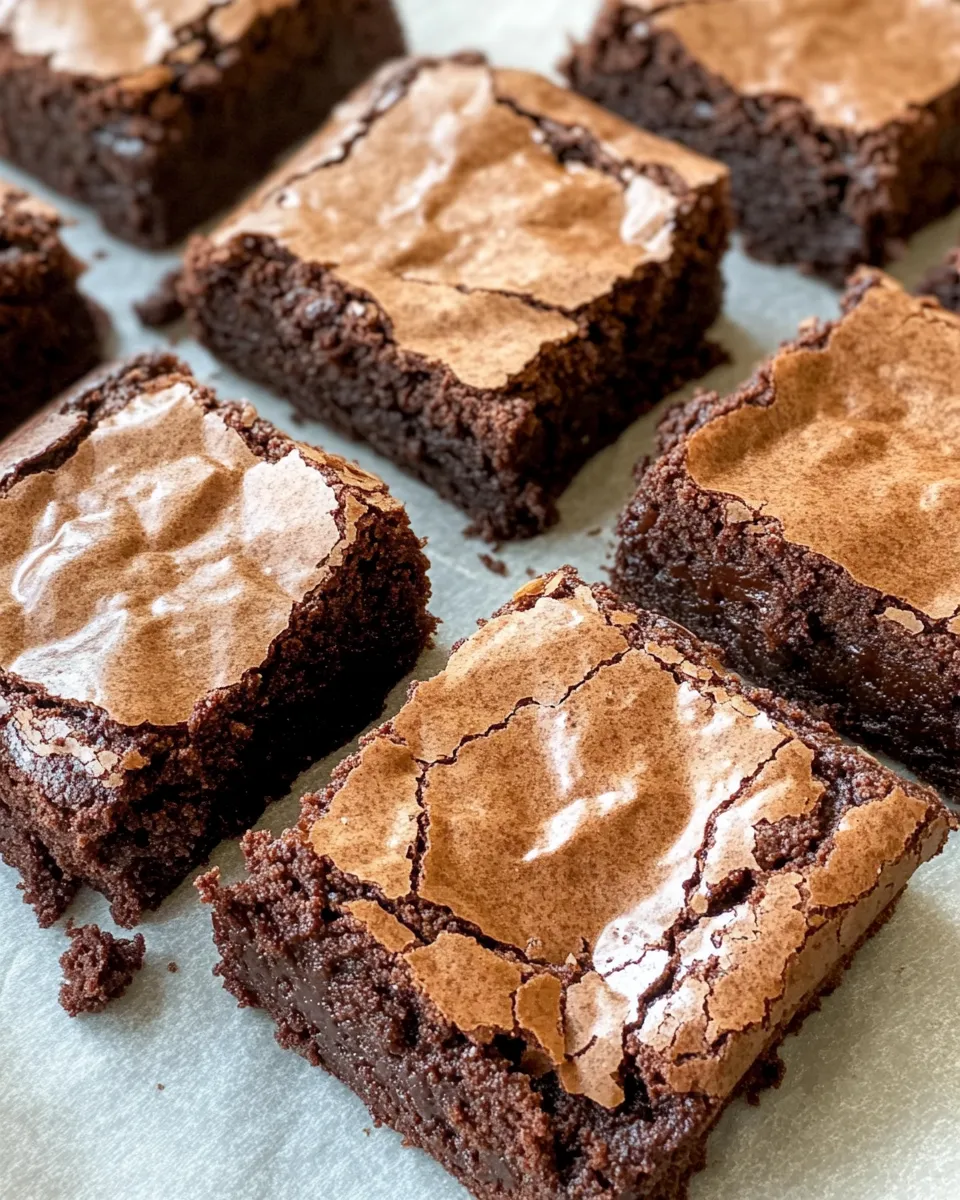 Delicious Hot Chocolate Brownies dish photo