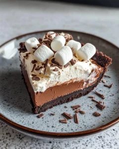 Classic Hot Cocoa Cream Pie recipe photo
