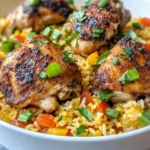Homemade Jerk Chicken and Yellow Rice recipe photo