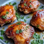 Delicious Maple Chili Glazed Chicken Thighs recipe photo