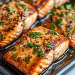 Homemade Maple Dijon Glazed Salmon photo