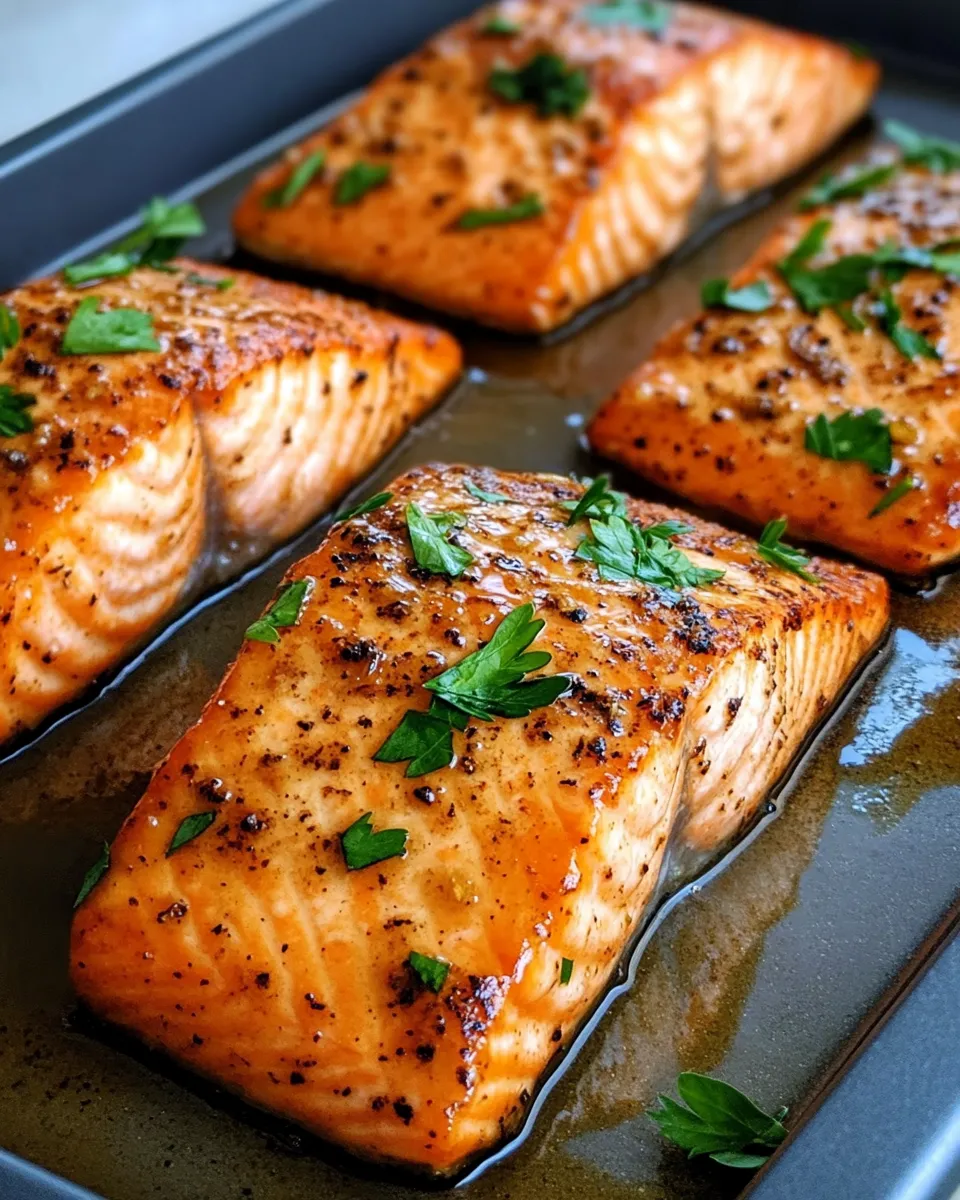 Easy Maple Dijon Glazed Salmon recipe photo