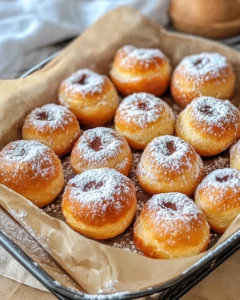 Delicious Nutella-Stuffed Bomboloni Snowcaps photo
