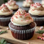 Homemade Peppermint Mocha Cupcakes recipe photo