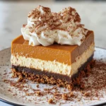 Homemade Pumpkin Cheesecake with Gingersnap Crust photo