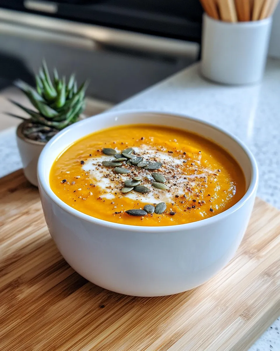 Homemade Roasted Butternut Squash Soup recipe photo