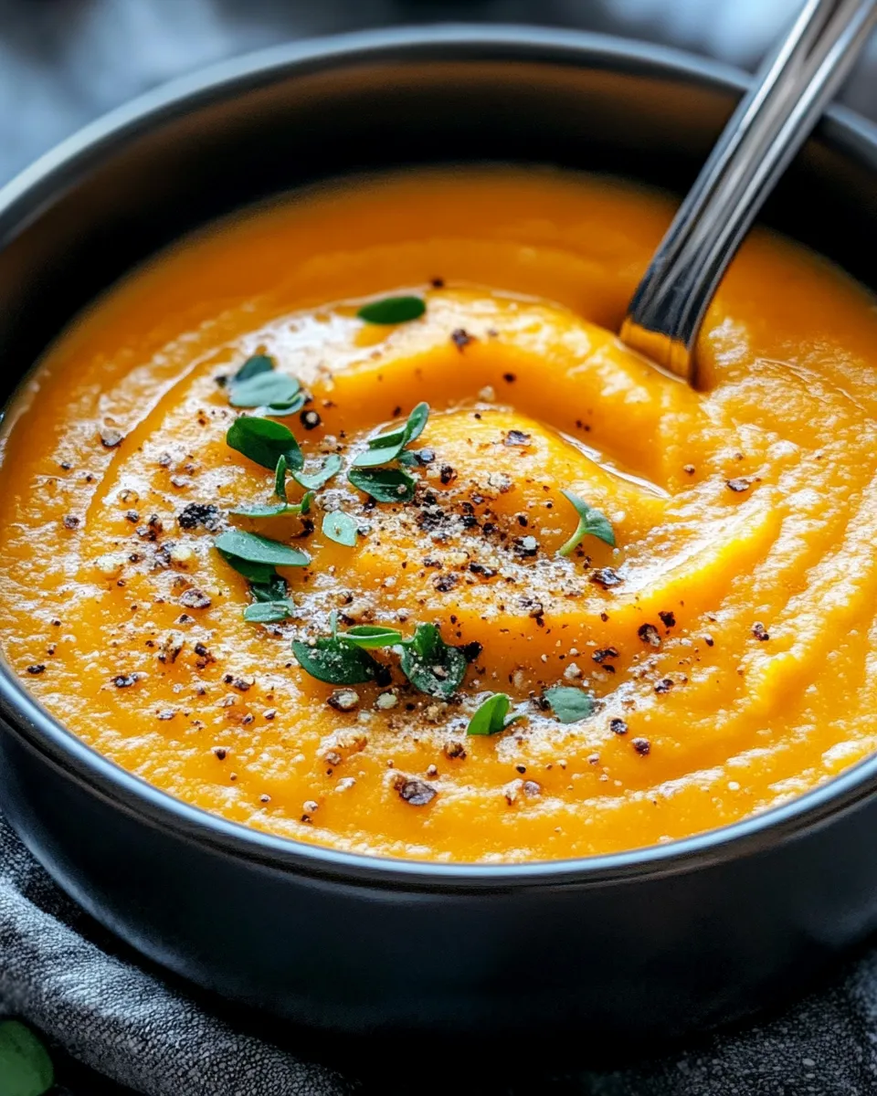 Classic Roasted Butternut Squash Soup dish photo