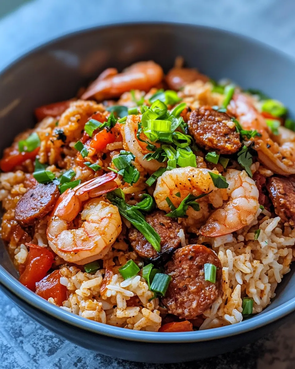 Classic Slow Cooker Cajun Jambalaya dish photo