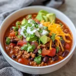 Homemade Slow Cooker Chili with Ground Turkey photo