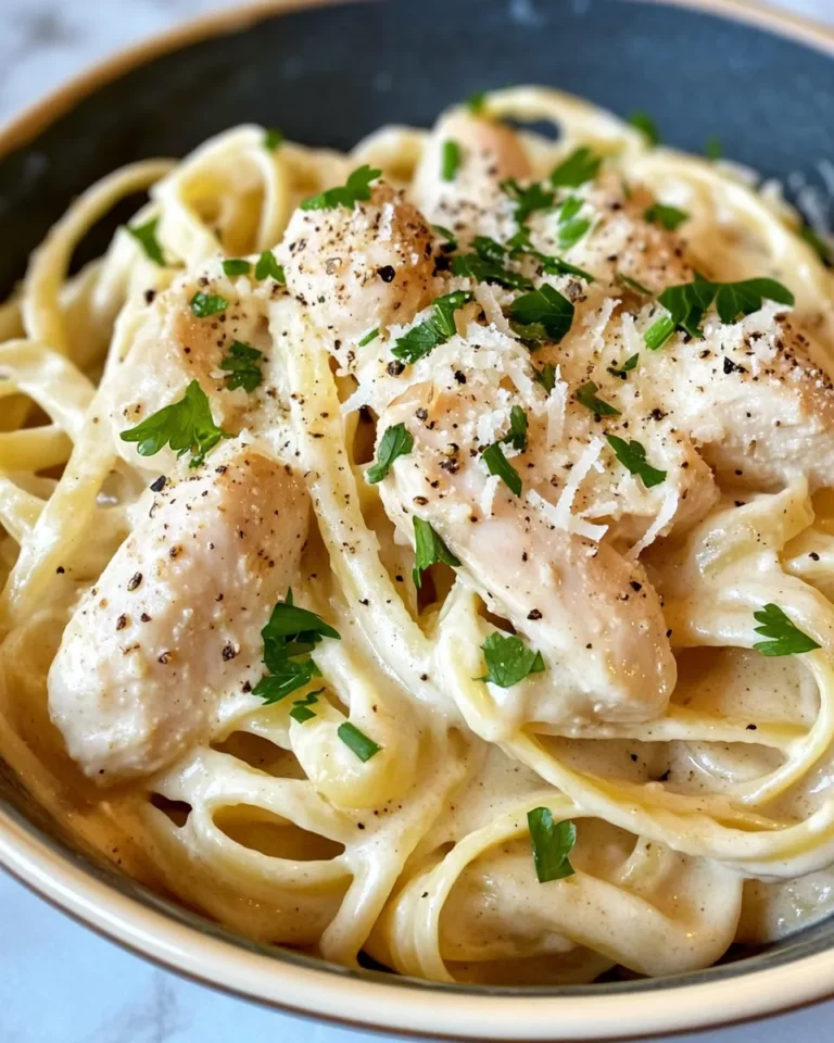 Homemade Slow Cooker Creamy Chicken Alfredo recipe photo