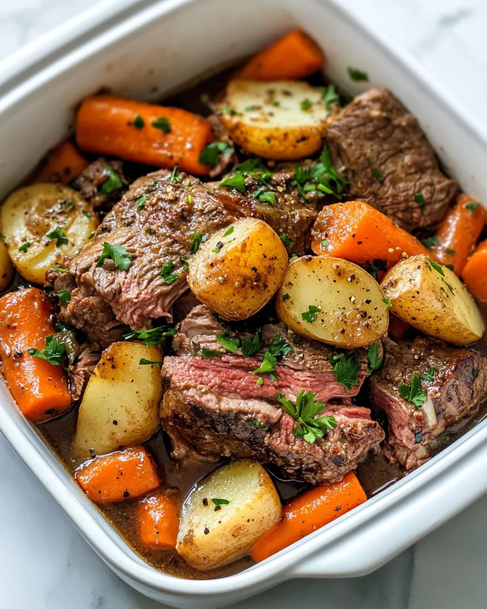 Classic Slow Cooker Pot Roast with Gravy image
