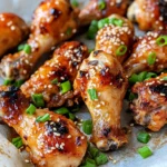 Homemade Sweet Heat Sticky Chicken Drumettes recipe photo
