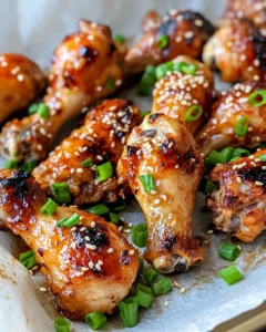 Homemade Sweet Heat Sticky Chicken Drumettes recipe photo