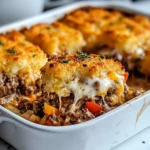 Homemade Tater Tot Casserole with Ground Beef recipe photo