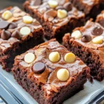 Delicious Triple Chocolate Pumpkin Brownies recipe photo