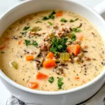 Homemade Turkey and Wild Rice Soup recipe photo