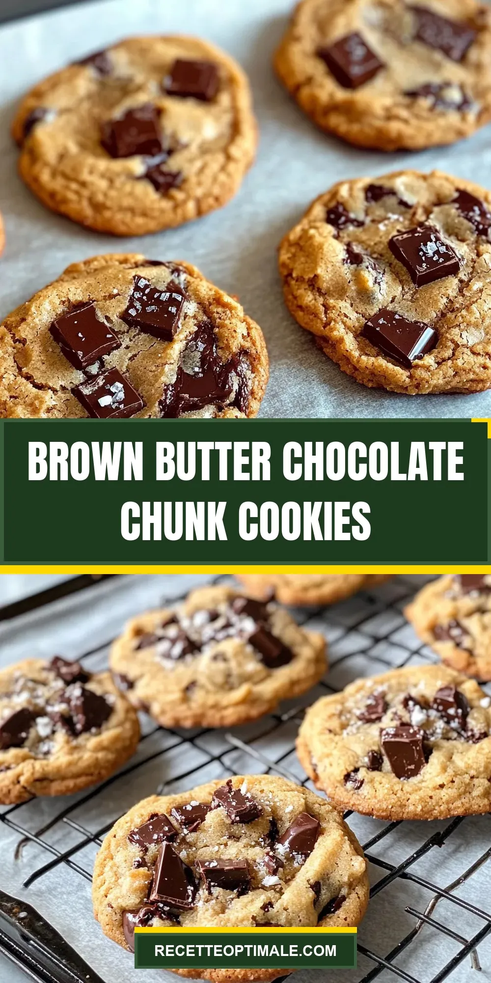Brown Butter Chocolate Chunk Cookies (Easy & Delicious)