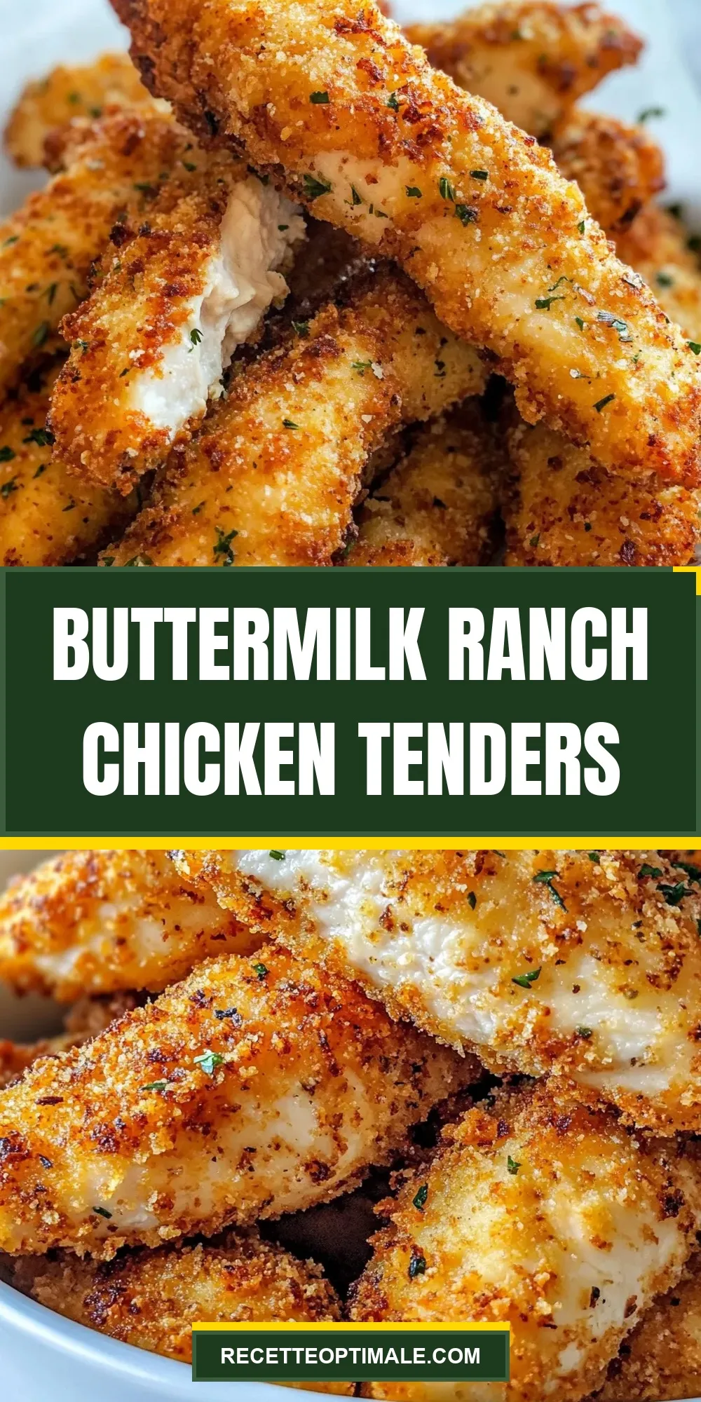 Easy Buttermilk Ranch Chicken Tenders Recipe