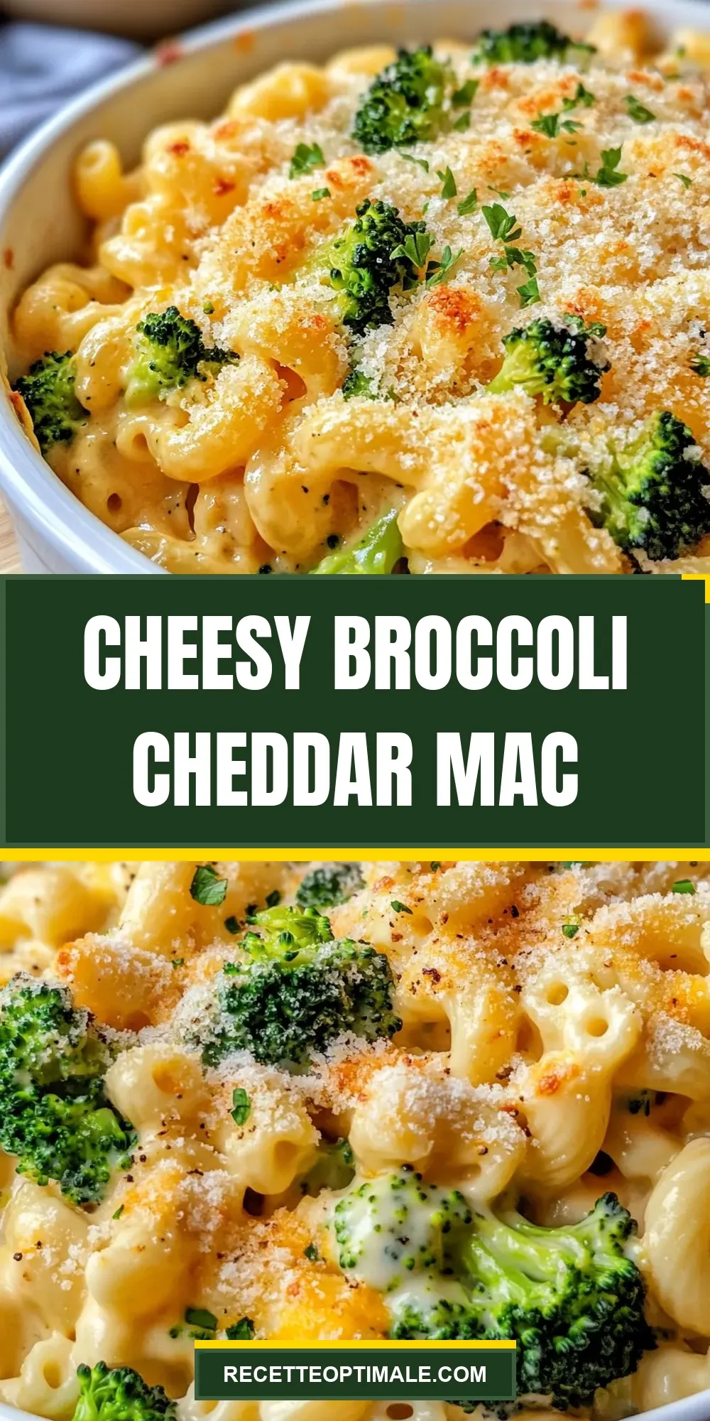 Cheesy Broccoli Cheddar Mac Recipe