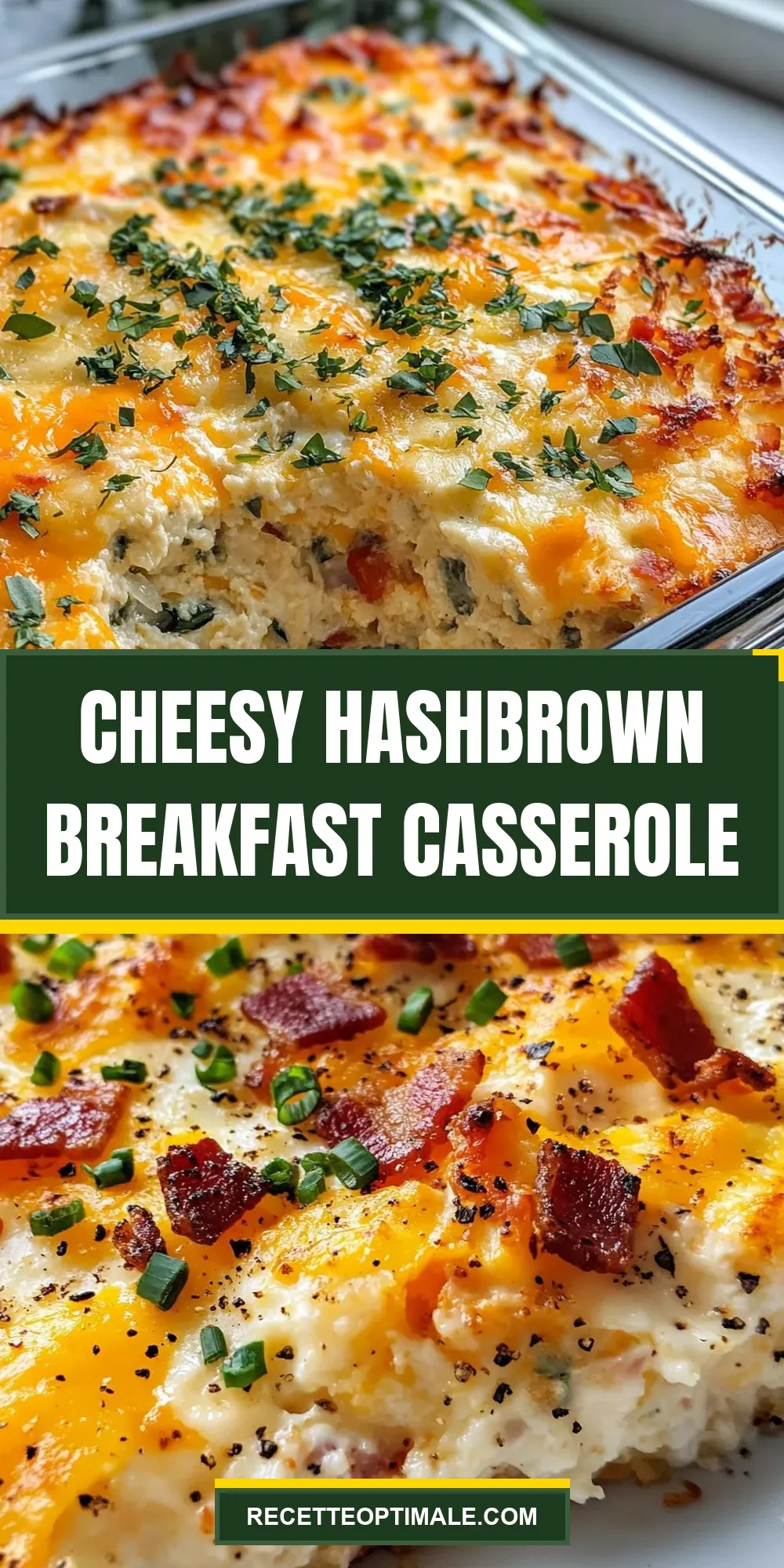 Cheesy Hashbrown Breakfast Casserole (Delicious & Delicious)