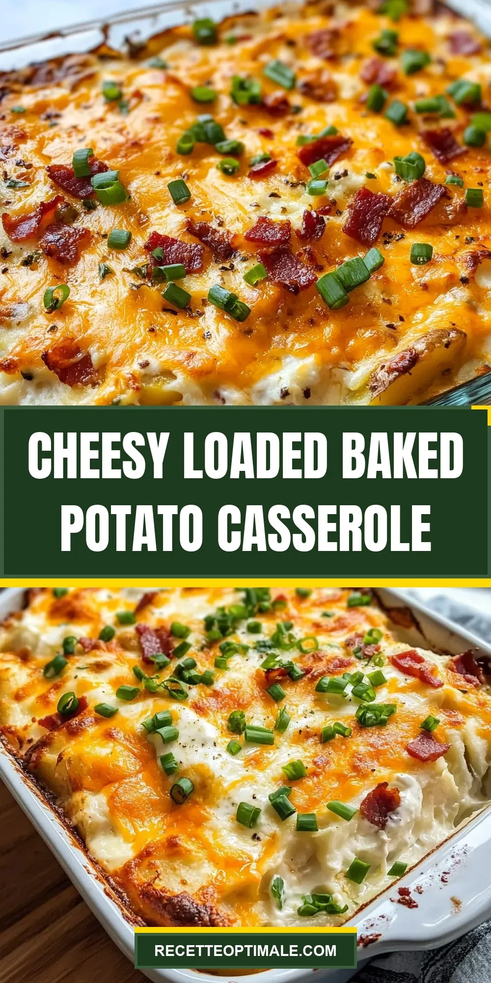Cheesy Loaded Baked Potato Casserole Recipe
